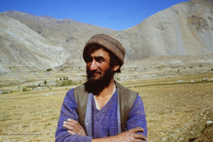 My newfound friend in 1987 in Afghanistan, Rahman Baig.